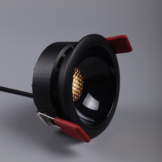 Recessed Led Downlight No glare Honeycomb Ceiling Lamp Spot Led Indoor Lighting 7W 12W 18W For Bedroom Living Room Dining Room