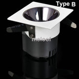 Recessed Square Dimmable LED Downlights 12W18W35W COB LED Ceiling Lamp AC85-265V Warm/Cold White LED Spot Lights Indoor Lighting