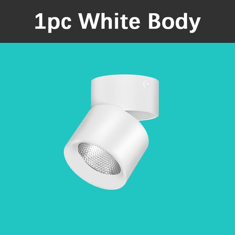 Rotating Spot Led Downlights Spot Light 220V Surface Mounted Ceiling Spots 7/10/15W Spots Led to the Ceiling Down Light Indoor