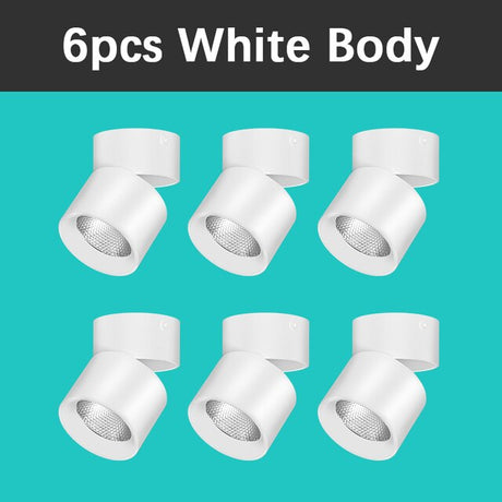 Rotating Spot Led Downlights Spot Light 220V Surface Mounted Ceiling Spots 7/10/15W Spots Led to the Ceiling Down Light Indoor