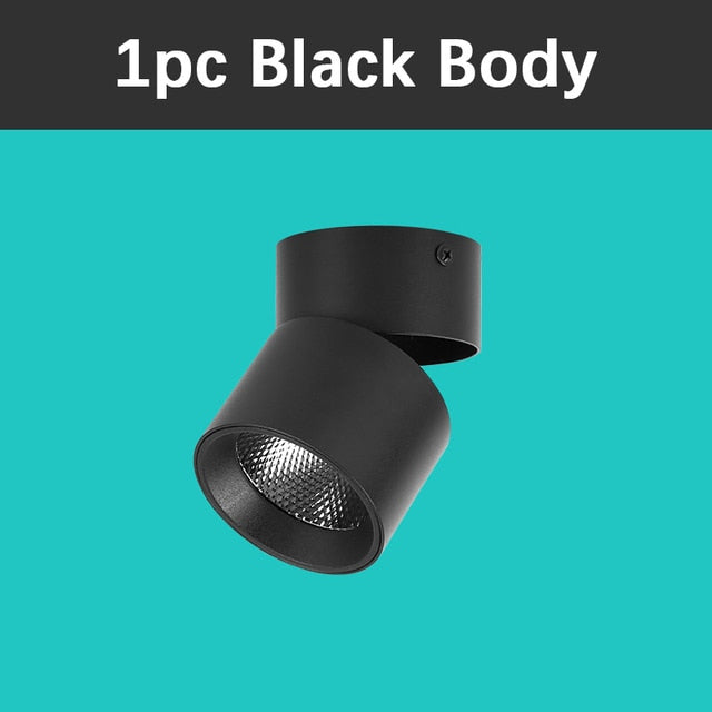 Rotating Spot Led Downlights Spot Light 220V Surface Mounted Ceiling Spots 7/10/15W Spots Led to the Ceiling Down Light Indoor