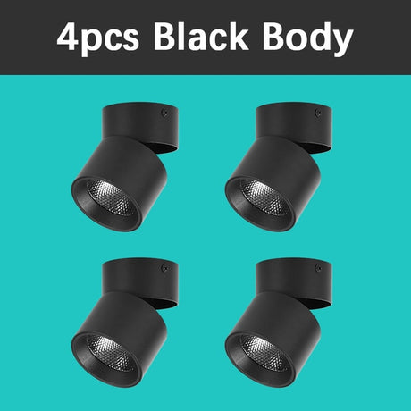 Rotating Spot Led Downlights Spot Light 220V Surface Mounted Ceiling Spots 7/10/15W Spots Led to the Ceiling Down Light Indoor