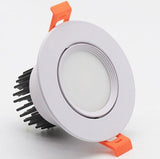 Round Dimmable Recessed LED Downlights 5W 7W 9W 12W 15W 18W COB LED Ceiling Lamp Spot Lights AC110-220V LED Lamp
