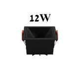 Round Square Frameless NO Dazzling COB Recessed Downlight 8W 12W 16W 24W LED Ceiling Spot Light for Bedroom Living room Kitchen