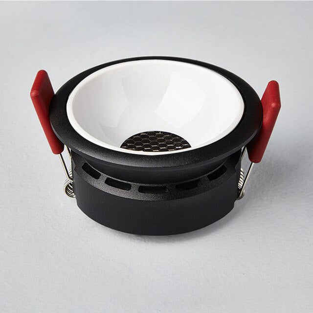 Round Stylish Anti Glare Dimmable Ceiling Recessed LED Downlight  7W 9W 12W 15W  18W 25W  LED Ceiling Spot Light Pic Background