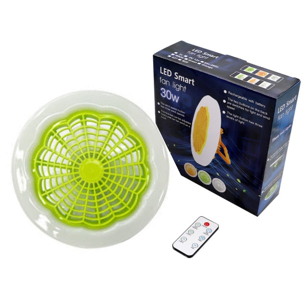 30W Ceiling Fan with Integrated Lights Remote Control Ceiling Lighting Fan Lamp Bedroom Living Room Switch Control Home Lamps