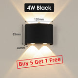 LED Wall Lamps IP65 Waterproof Outdoor/Indoor Stair Lighting A85-265V Up Down Light For Garden Living Room Wall Home Room Decors