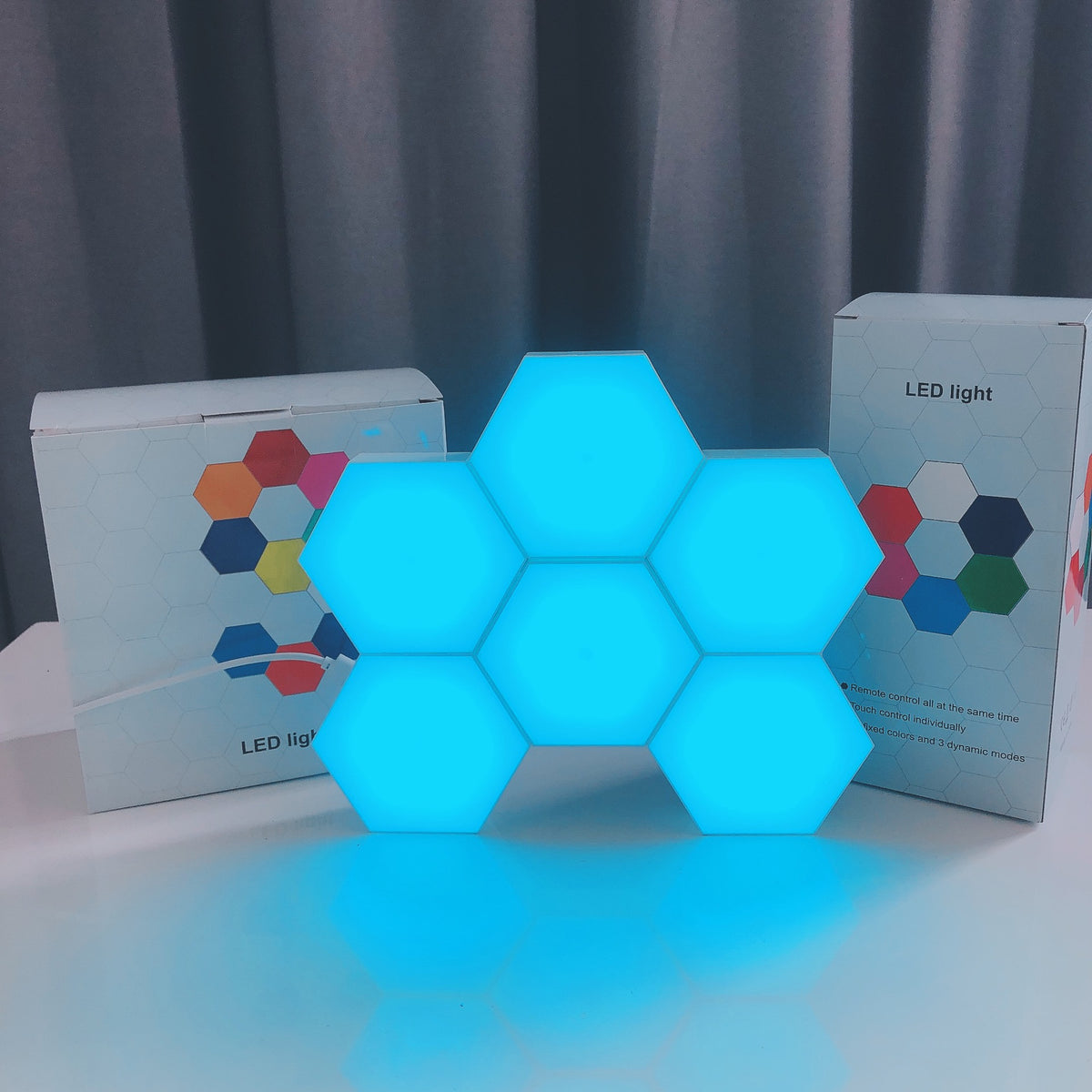 Smart Remote Control LED Hexagonal Light