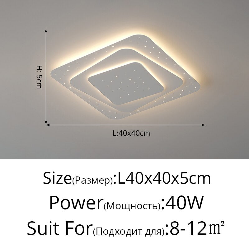 Minimalist Led Living Room Ceiling Lamp Modern Simple Home Atmosphere Master Bedroom Lamp Design Sense Ring Indoor Lighting Lamp