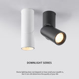 Dimmable Rotating LED Downlights COB LED Ceiling Spot Lights AC110-220V LED Wall Lamp Warm Cold White Indoor Lighting