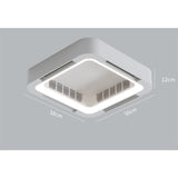 LED Ceiling Fans Lamp Nordic Invisible Bladeless Circulator Bedroom Living Room Dining Bedroom Fan Ventiladores De Techo