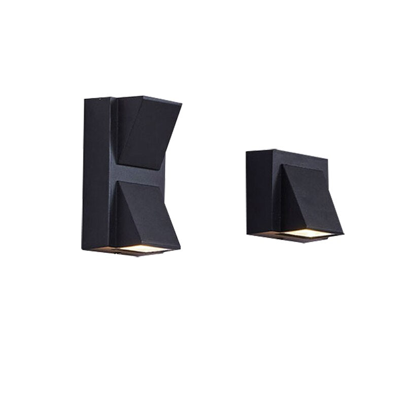 5W 10W Modern Simple Creative Outdoor Waterproof Wall Lamp LED Courtyard Lamps Gate Lamp Terrace Balcony Garden Wall Light