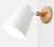 wooden wall lights bedside wall lamp wall sconce modern wall light for bedroom Nordic macaroon 6 color steering head E27 85-285V