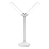 LED Energy Saving USB Double Lamp Cap Foldable Reading Lamp for Children's Mobile Phone Bracket Desk Study Light Bedroom Table