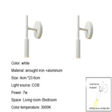 Minimalist LED Wall Lamp Reading Light For Bedroom Hotel Night Book Lamp Adjustable Rotaion Wall Light 5W Led  Spotlight