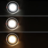 Round Panel LED Downlight Recessed Indoor Ceiling Lamp 5W AC220V LED Spot Lamp For Living Room Foyer Bar Counter Office