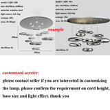 Modern Water Drop Led Ceiling Lights Living Dining Room Led Ceiling Chandeliers Lighting Home Decor Cafe Ceiling Lamp Luminaire