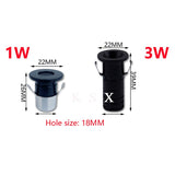 Small Spot Light 1W 3W Mini LED Spotlight AC85-265V 18mm Cutout Recessed Downlight Ceiling Lamp Showcase Display Lighting DC12V