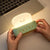 LED Bread Maker Night Light Toast Lamp USB Charging Dimming Table Lamps Children Timing Sleeping Fun Switch Mood Lights