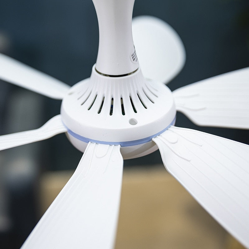 Silent 6 Leaves USB Powered Ceiling Canopy Fan for Camping Bed Dormitory Tent