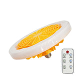 Electric Ceiling Fans with Light and Silent 30W E27 Base Led Ceiling Fan for Bedroom Home Household Kitchen