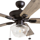 52&quot; Abner Indoor/Outdoor Bronze Ceiling Fans Room Decor Home Fan  Ceiling Fan with Led Light