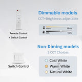 LED Surface Mount Ceiling Light Modern Ultra Thin Lighting Wood Lamp Fixture  Living Room Home Decor Balcony Remote Control