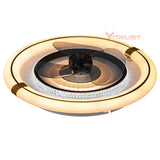 Mini Ceiling Fan Lamp Light LED  Home Office Kitchen Bedroom Dining Room Small Ceiling Fan Remote