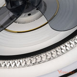 Mini Ceiling Fan Lamp Light LED  Home Office Kitchen Bedroom Dining Room Small Ceiling Fan Remote