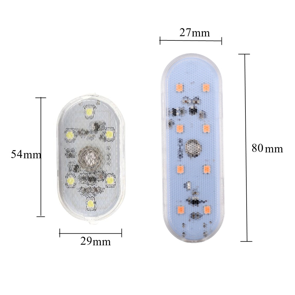 Magnetic Touch Light Hand Car Roof Magnets Ceiling Lamp Indoor Car Lighting Night Reading Light Reading Lamp Car Interior Lights