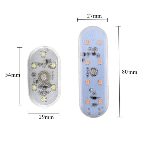 Magnetic Touch Light Hand Car Roof Magnets Ceiling Lamp Indoor Car Lighting Night Reading Light Reading Lamp Car Interior Lights