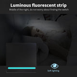 AXUS RF 433Mhz Switch Wireless Wall Switch 86 Wall Panel Transmitter Safety Switch AC 110V 220V Relay Interruptor for Light Lamp