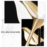 Nordic LED Golden Bird Wall Lamp Parlor Bar Bedside Hanging Light Novelty Rotatable Wall Lamp Bedroom Bedside Indoor Sconce