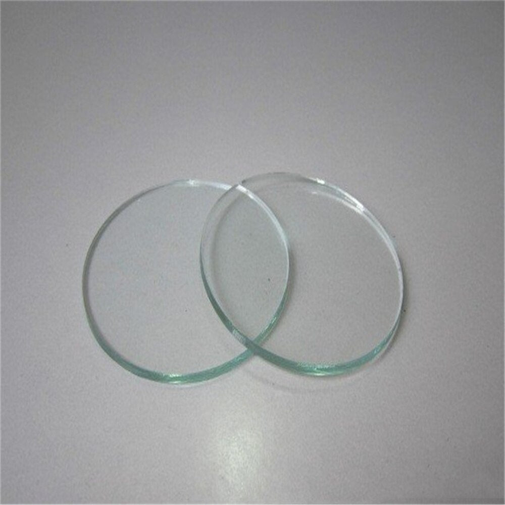 Diameter 97mm 90mm 79mm 74mm 70mm 67mm Glass Lens Round Flat Lens for LED Torch Downlight Flashlight Headlamp