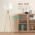 Scandinavian Solid Wood Floor Lamp Living Room Sofa Standing Lamps Creative Tripod Bedroom Vertical Table Lights Home Deco