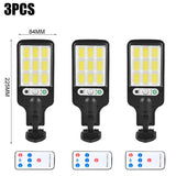 4PCS 2000LM Solar Led Light Outdoor Wall Lamp IP65 Waterproof With Motion Sensor for Home Patio Path Yard Pool Garden Lighting