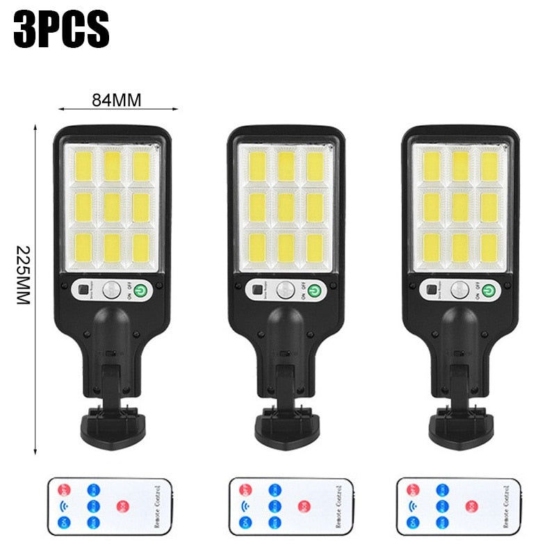 4PCS 2000LM Solar Led Light Outdoor Wall Lamp IP65 Waterproof With Motion Sensor for Home Patio Path Yard Pool Garden Lighting