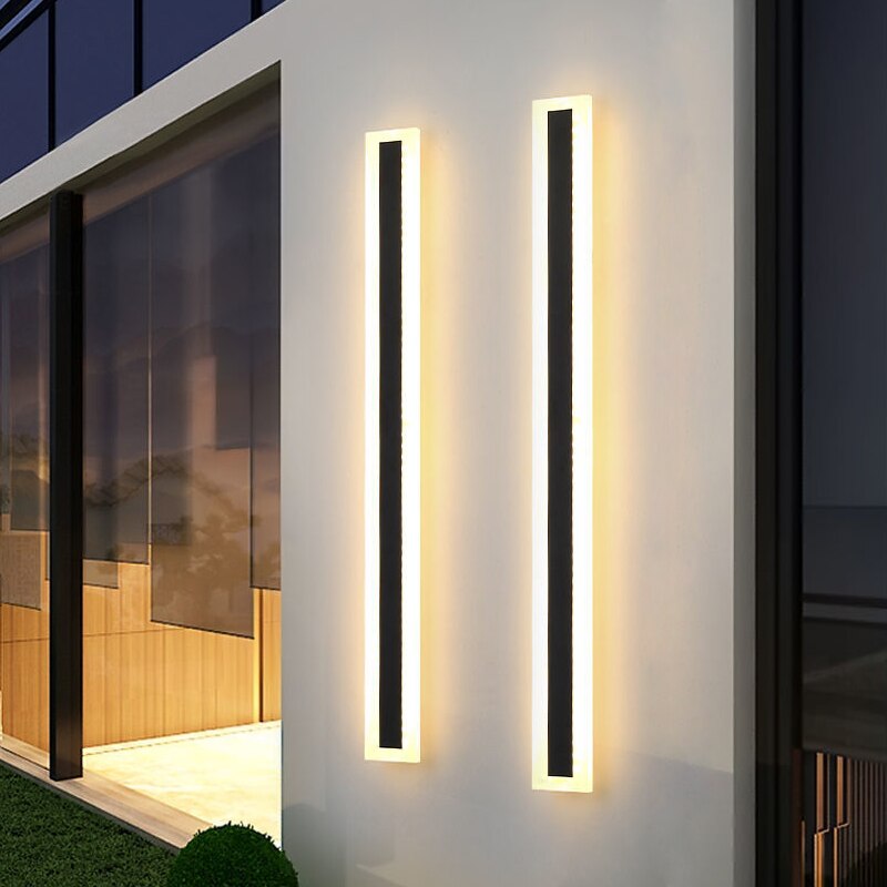 Modern LED Wall Lamp IP65 Waterproof Outdoor Wall Lamp Acrylic Lampshade Exquisite For Home Decor Gallery Decoration