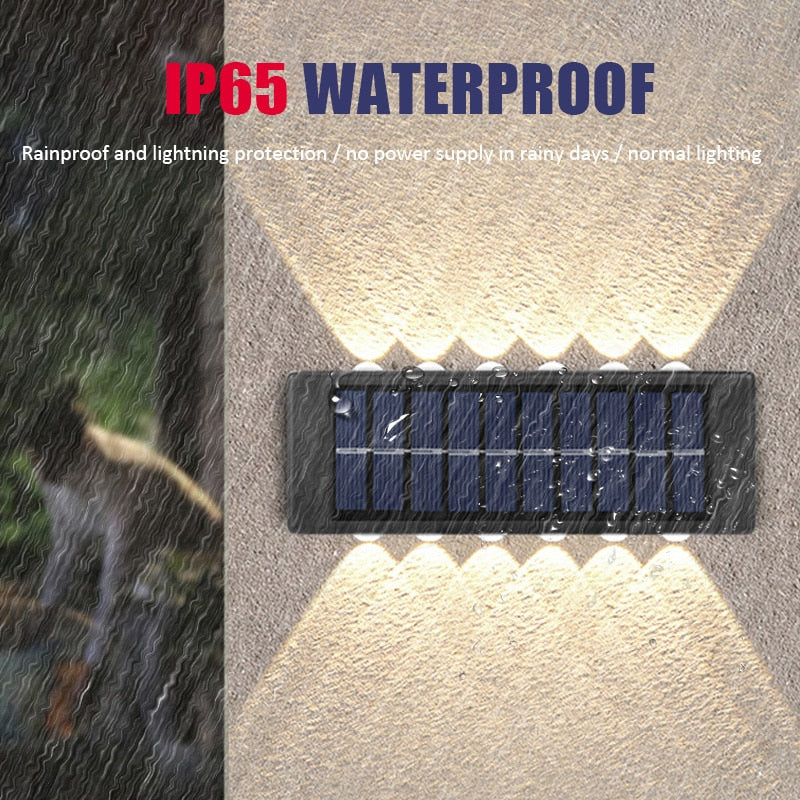 Solar Light Waterproof Solar Led Light Outdoor Sunlight Lamp for Garden Street Landscape Balcony Decor Solar Wall Lamp Outdoor