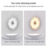 2PCS LED Motion Sensor Light Wireless Night Light Under Cabinet Closet Lamp Smart Wall-Mounted Body Induction Lamp Home Decor