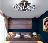 LED ceiling fan with Lights remote control home decor ventilator lamp Living room Bedrpoom DC ceiling fan lamp