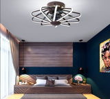 LED ceiling fan with Lights remote control home decor ventilator lamp Living room Bedrpoom DC ceiling fan lamp