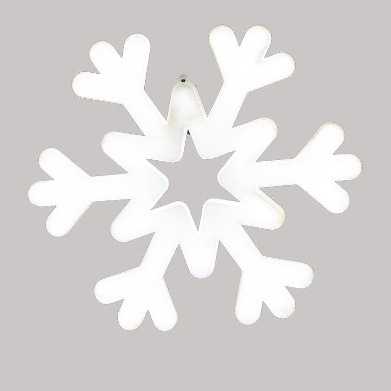 40cm LED Outdoor Pendant Lights Snowflake Lamp Landscape Lighting Christmas Decoration 2023 Neon Night Light For Home Decoration