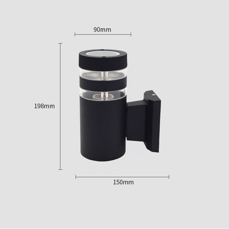 E27 Lights Lighting Outdoor Wall Light Waterproof Up Down Aluminum Garden Light Wall Lamp Corridor Lighting EU US