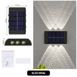 Solar Light Waterproof Solar Led Light Outdoor Sunlight Lamp for Garden Street Landscape Balcony Decor Solar Wall Lamp Outdoor