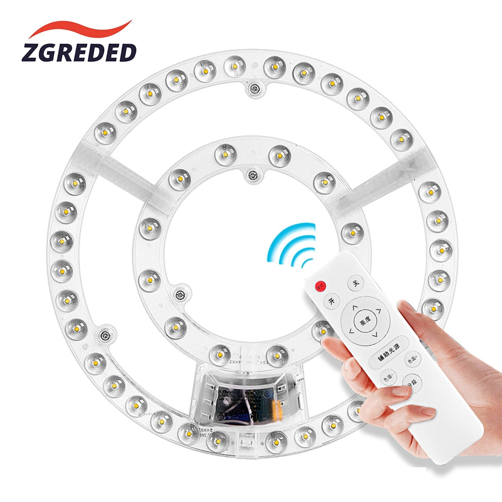 Led Ceiling Light Replacement Led Light Panel Dimmable Round Led Module Board 220V For Ceiling Lamp Fan Lights 60W 72W 80W 100W