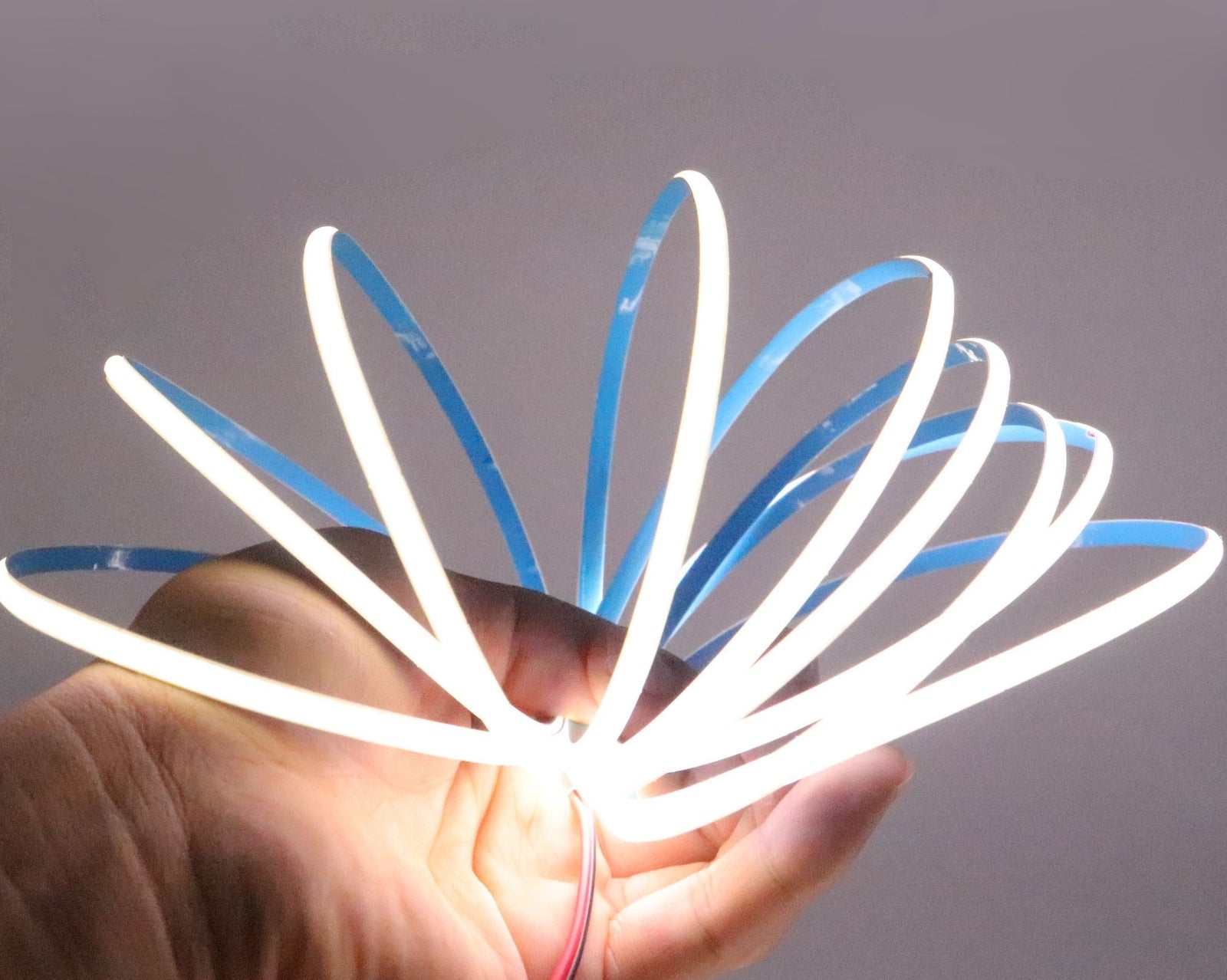 Super Thin 5mm COB LED Strip 384LEDs/m Soft Flexible DC12V/24V Light Bar Warm Cold White for Decor Lighting 3000K 4000K 6000K