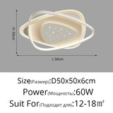 Led Ceiling Lamp Modern Minimalist Atmosphere Living Room Headlight Master Bedroom Dining Room Chandelier Home Indoor Decor Lamp