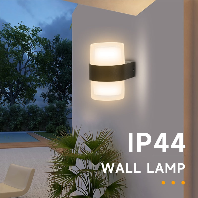 LED Wall Light Home Decorative Lamp Veranda Outdoors Porch Interior Lamps Bedroom Lustre Lighting Fixtures Exterior Wall Lights