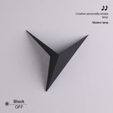 Led Wall Lamp Modern Minimalist Triangle Shape Led Wall Lamps Indoor Lighting Stairs Led Light 3W AC85-265V Simple Lighting